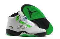 nike air jordan 5 femmes hommes crazy 2013 tendance white green